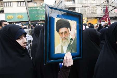 Provládní demnostrance v Íránu