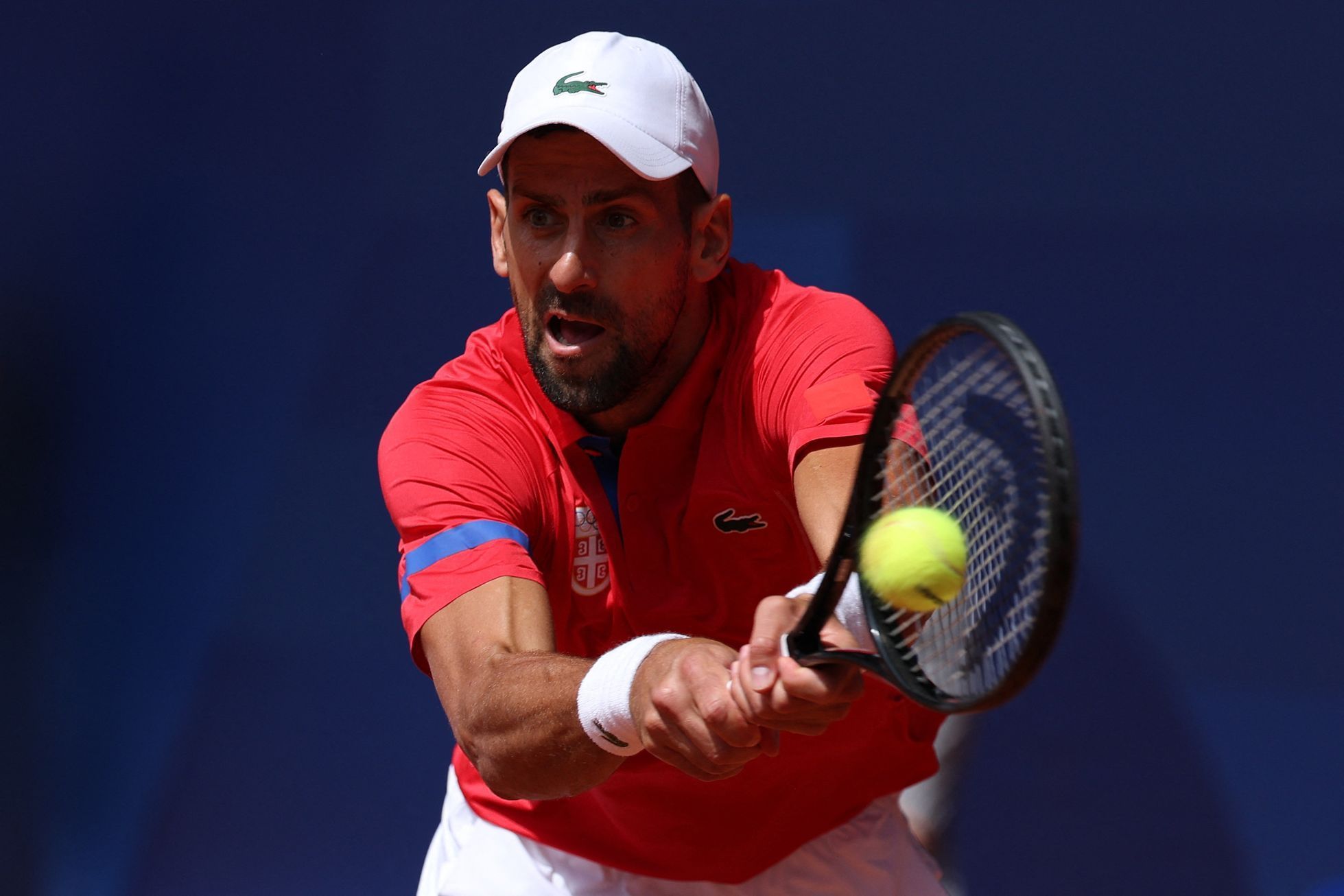 Novak Djokovič ve finále dvouhry na OH 2024 v Paříži