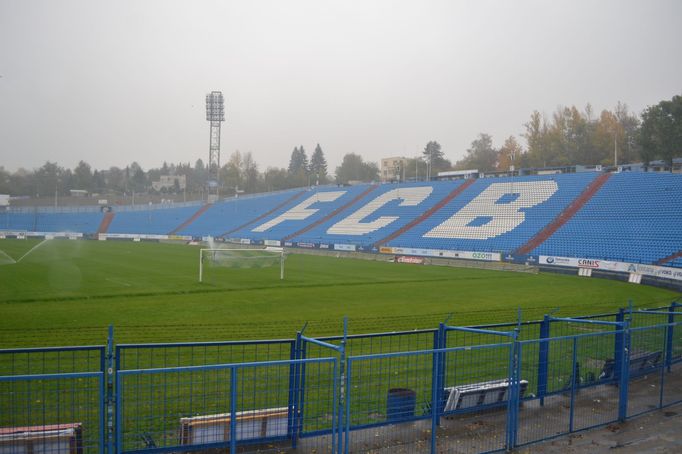 Ostravský stadion Na Bazalech.