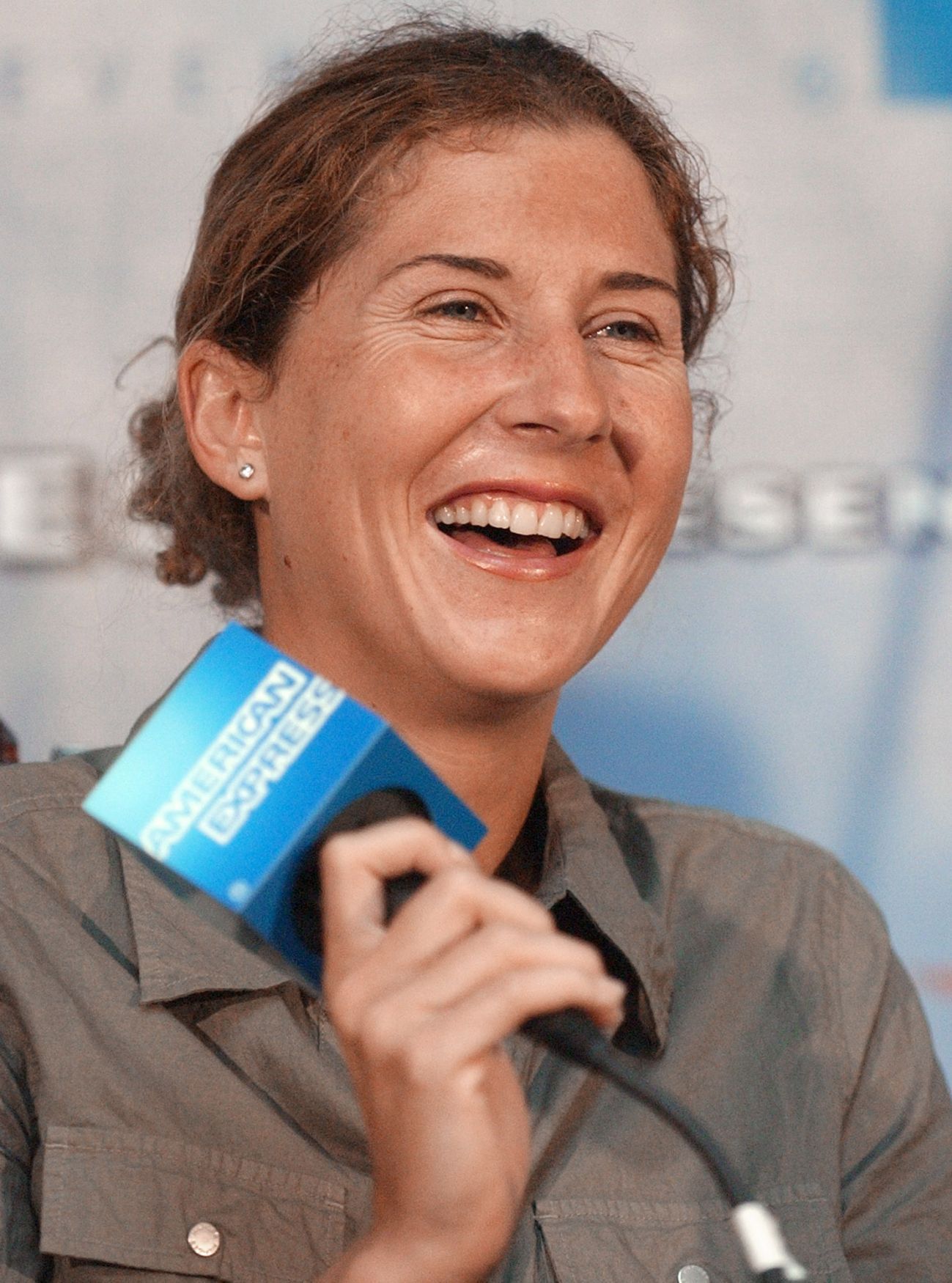 Americká tenistka Monika Selešová v roce 2001.