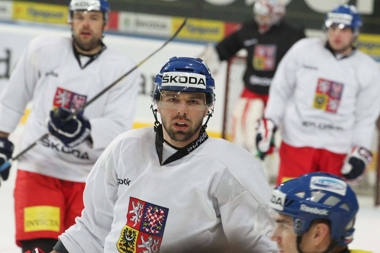 Trénink české hokejové reprezentace (Milan Gulaš)