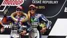 MotoGP 2015, VC Česka: Jorge Lorenzo a Valentino Rossi