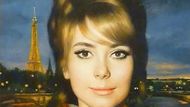 Mezi Safronovovy múzy patří i slavné ženy, důkazem je například stylizovaný portrét francouzské herečky Catherine Deneuve.