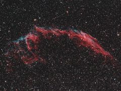 Řasová mlhovina v souhvězdí Labutě se stala astronomickou fotografií měsíce srpna.