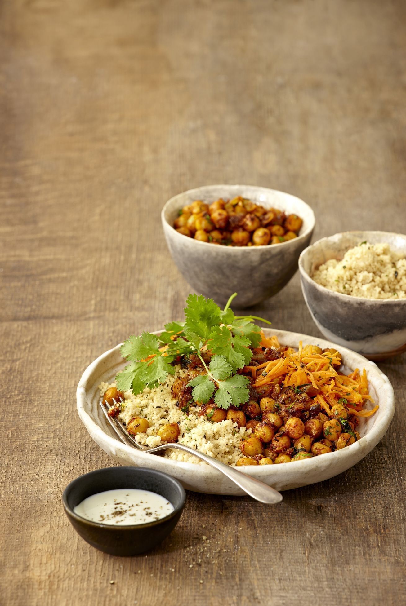 cizrna s kuskusem, žena