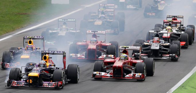 Formule 1, GP Itálie 2013: start