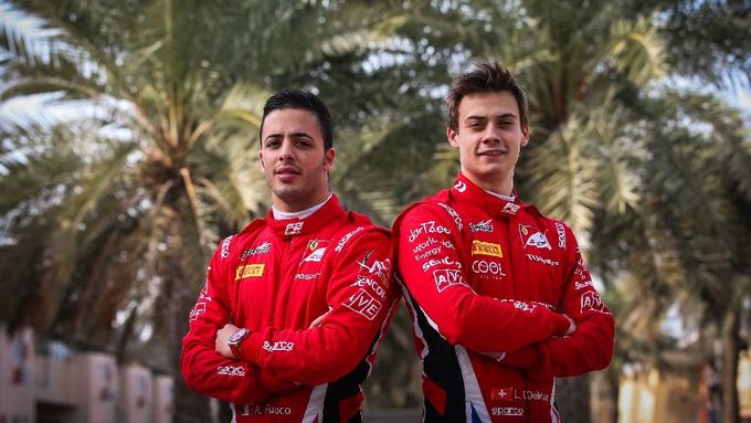 Oba piloti české stáje - Antonio Fuoco i Louis Delétraz - mají před novou sezonou formule 2 velké ambice.