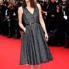 Actress Chiara Mastroianni poses on the red carpet as she arrives for the opening ceremony and the screening of the film &quot;Grace of Monaco&quot; out of competition during the 67th Cannes Film Fest
