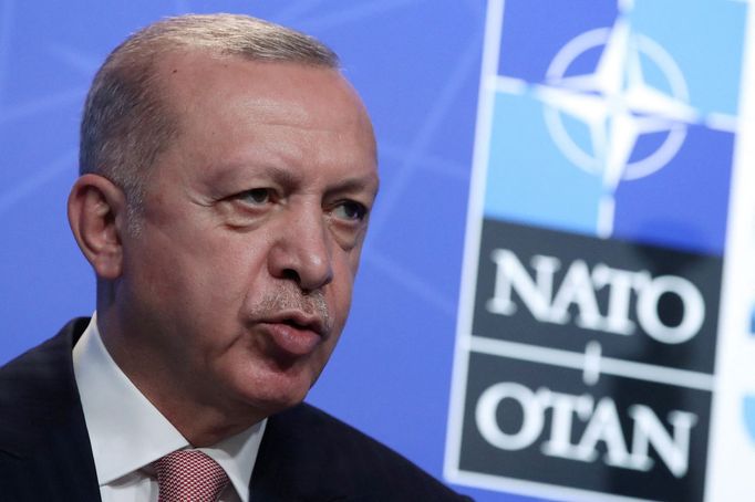 Recep Tayyip Erdogan na summitu NATO.