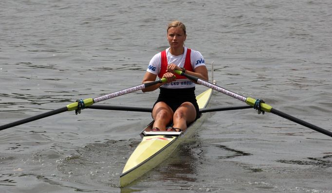 Jitka Antošová z týmu Slavia během Pražských primátorek 2012.