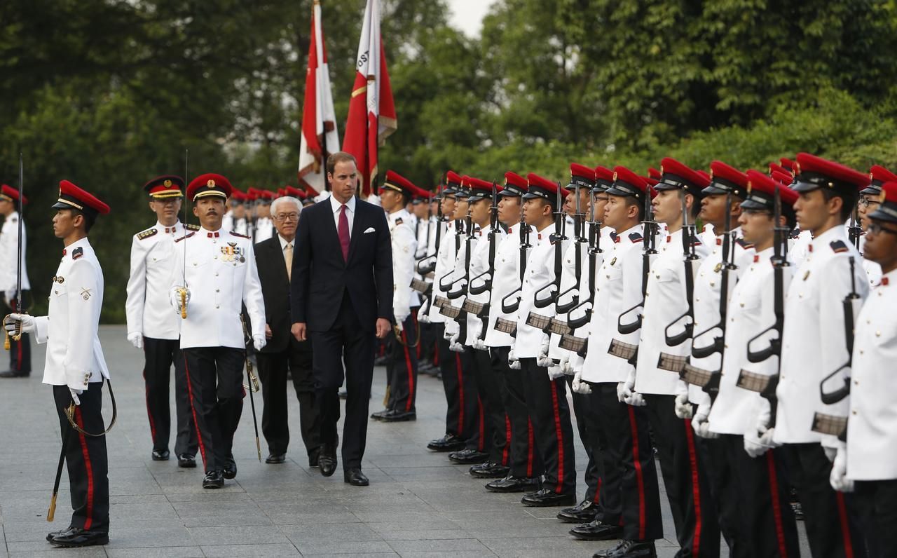 Kate a William na výletě v Singapuru