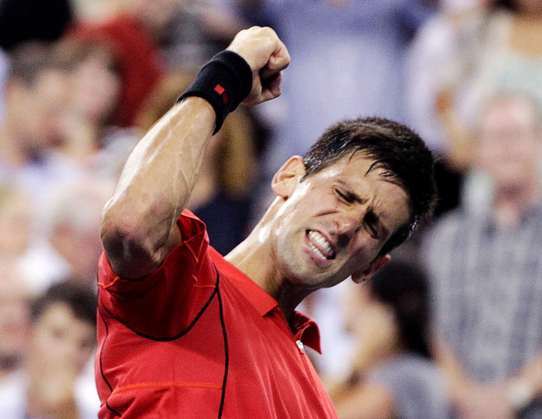 Novak Djokovič na tenisovém US Open