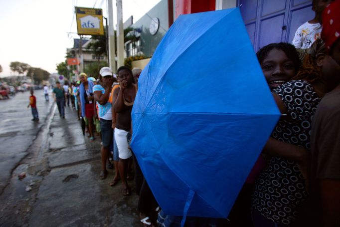 Poprvé od zemětřesení. Na Haiti ve čtvrtek pršelo.