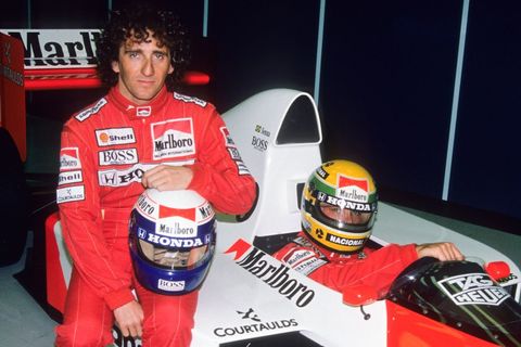 Alain Prost a Ayrton Senna (McLaren)