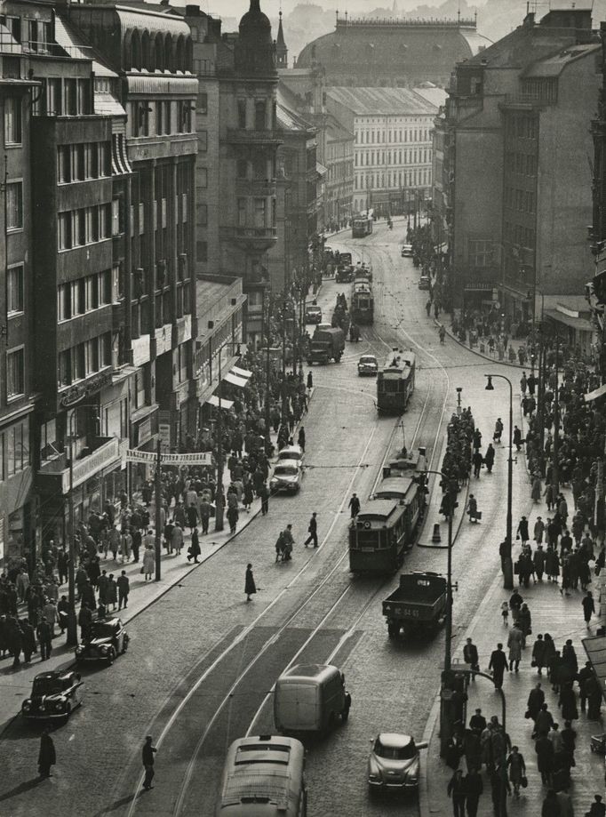 Erich Einhorn: Národní třída, kolem 1958