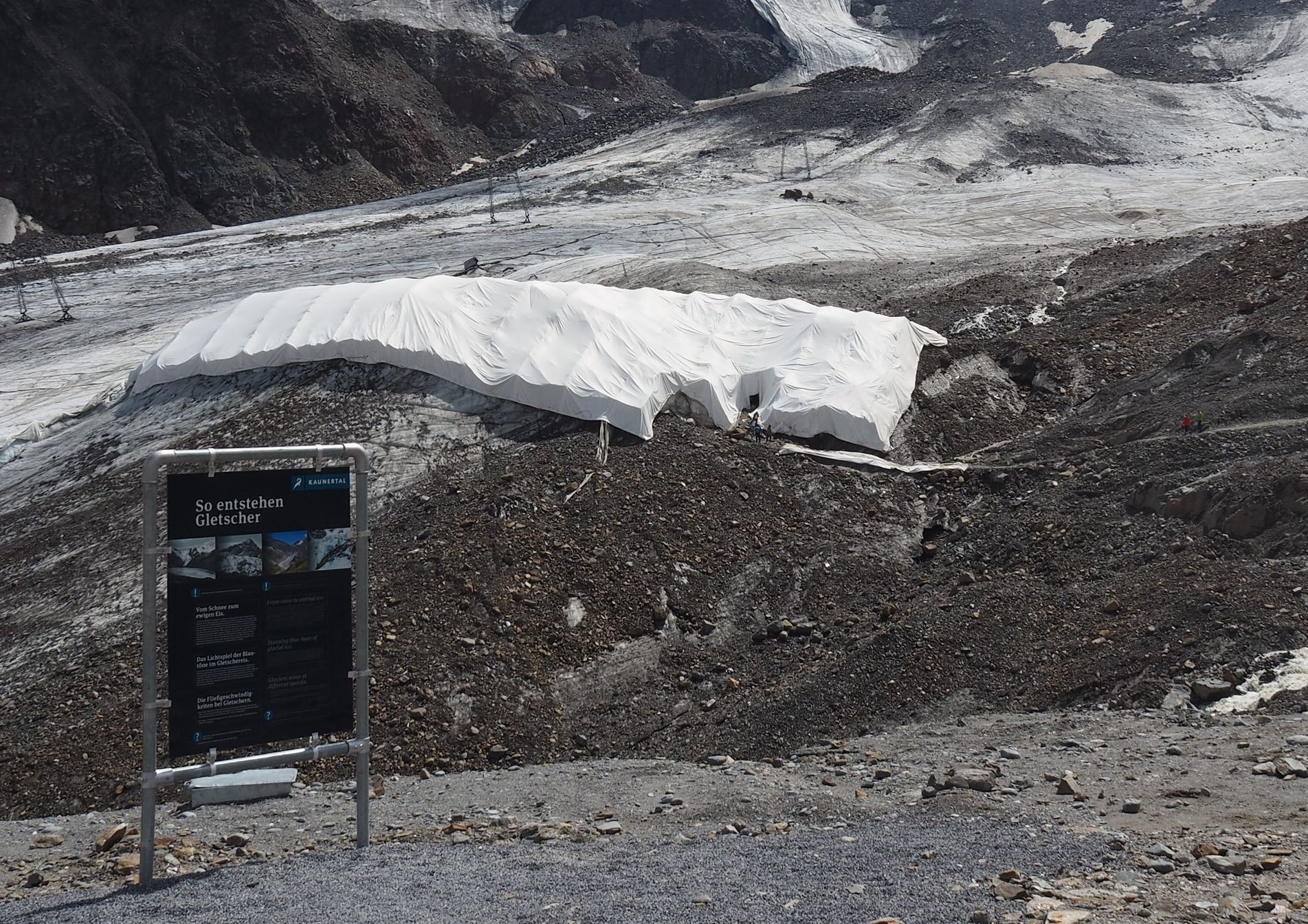 Rakousko - Alpy - Kaunertal - tání ledovců