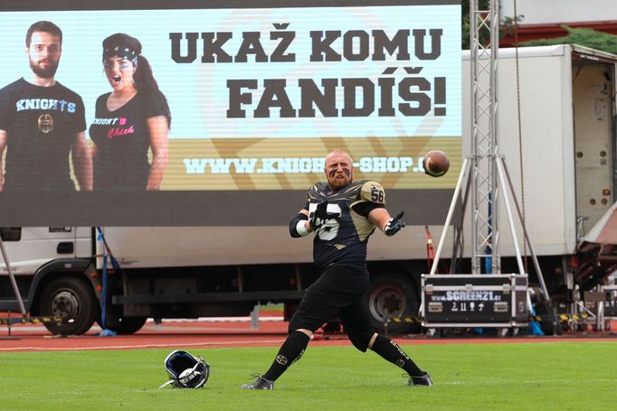 Zápas znojemských amerických fotbalistů v rakouské lize.