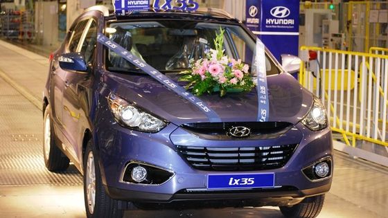 Takto začala výroba prvního SUV v nošovické továrně Hyundai