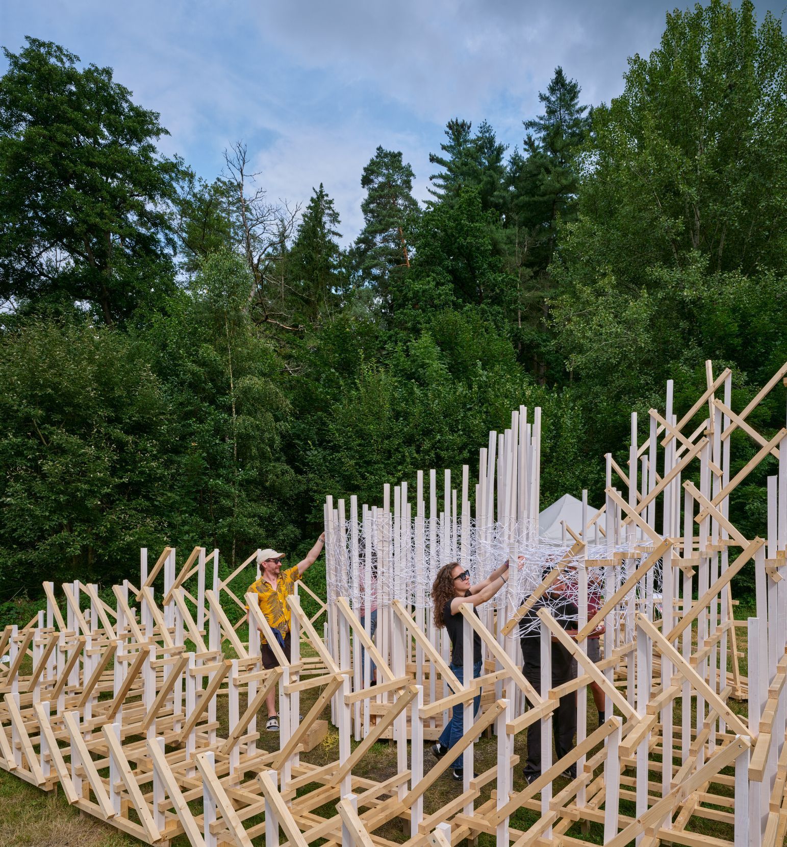 rekreační bydlení, glamping, škola, studenti, architektura, česká kamenice