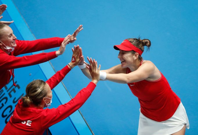 Belinda Bencicová, Billie Jean King Cup, Praha 2021