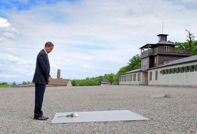 Obama v Buchenwaldu