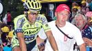 Pochroumaný Alberto Contador na Tour de France 2015