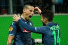 Neapol i díky dvěma gólům Hamšíka rozdrtila Wolfsburg