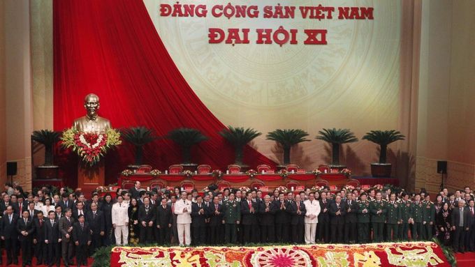 11. sjezd Komunistické strany Vietnamu skončil dnes v Hanoji.
