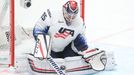 Cory Schneider ve čtvrtfinále MS 2019 Rusko - USA