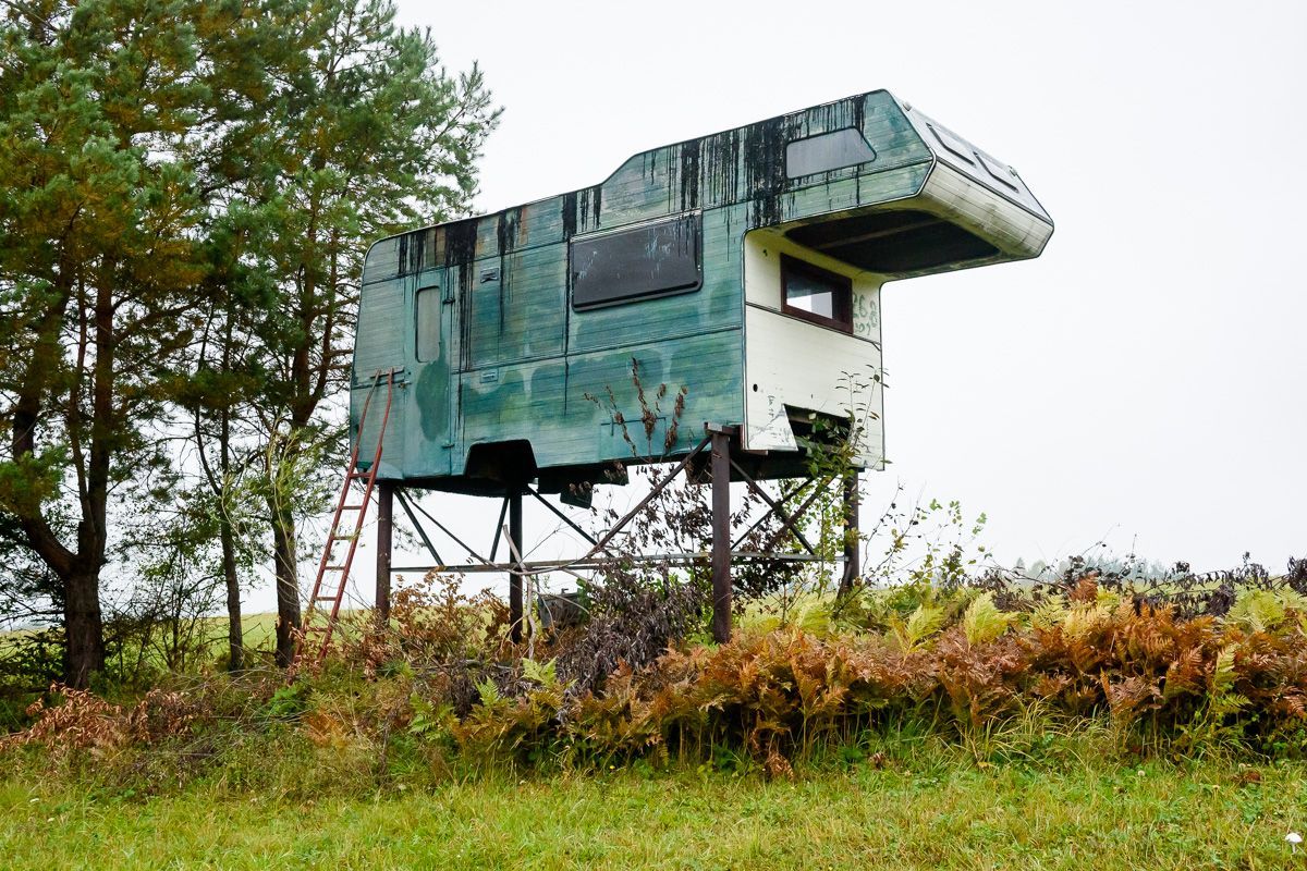 Lovec posedů / Fotogalerie / Posedy jak je určitě neznáte. Nechte se uhranout géniem myslivecké tvořivosti