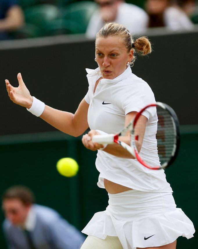 Petra Kvitová postoupila do čtvrtfinále Wimbledonu 2014