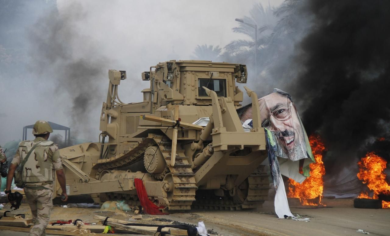 Egypt - zásah proti demonstraci Mursího stoupenců