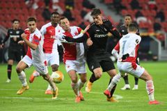 Leverkusen - Slavia 4:0. Sešívaní v Německu neuspěli a postupují z druhého místa