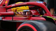 Lewis Hamilton, Ferrari v kvalifikaci na VC Monaka F1 2025