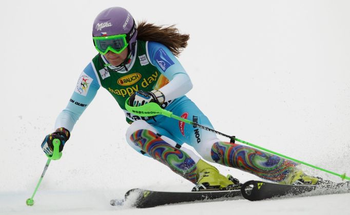 SP Maribor 2015, slalom: Šárka Strachová