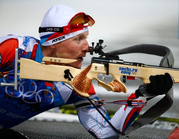 Soči 2014, biatlon, smíšená štafeta: Ondřej Moravec