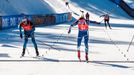 SP Pokljuka, stíhačka M: Simon Desthieux a Ondřej Moravec (31)