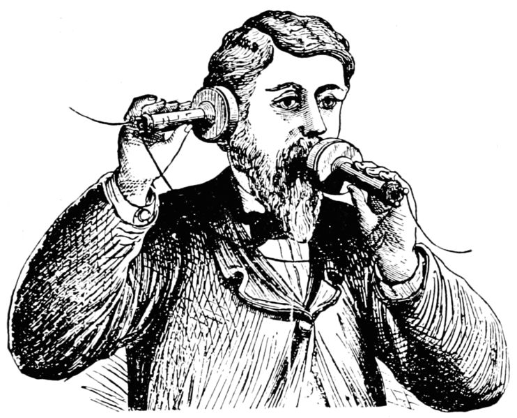 Alexander Graham Bell - první telefon