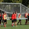 Rakouští fotbalisté na tréninku reprezentace