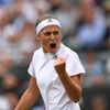 Jelena Ostapenková ve čtvrtfinále Wimbledonu 2018