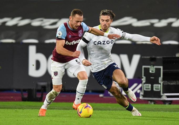 West Ham United - Aston Villa, Vladimír Coufal, Jack Grealish