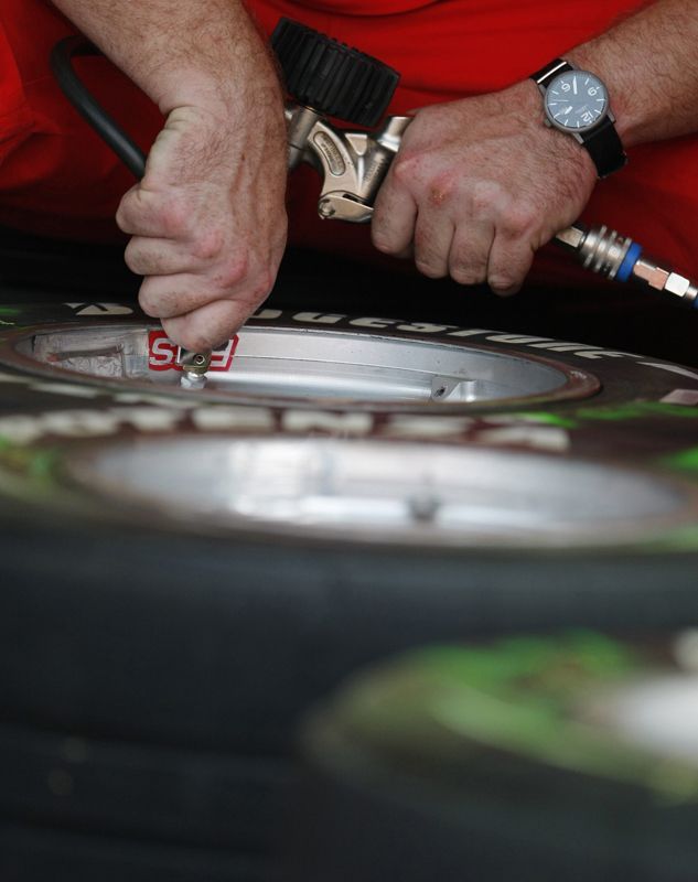 Přípravy na velkou cenu Singapuru