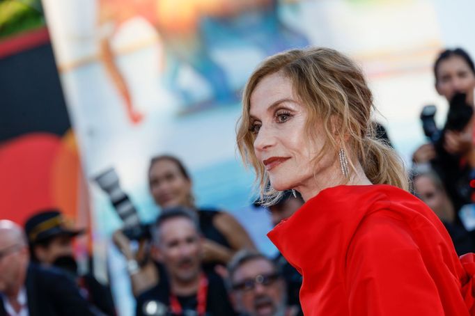 Herečka a předsedkyně poroty Isabelle Huppert.