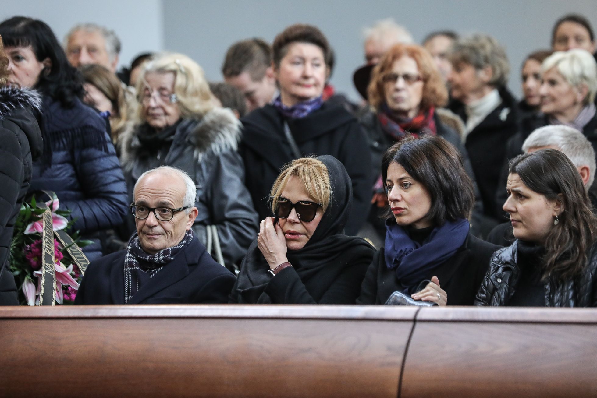 Pohřeb Táňa Fischerová, Krematorium Strašnice - Dagmar Havlová