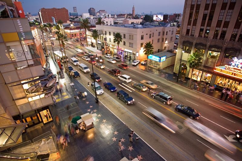 Hollywood Boulevard v LA