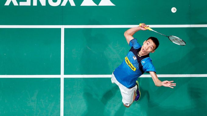 První muž světového žebříčku badmintonistů Lee Chong Wei z Malajsie.