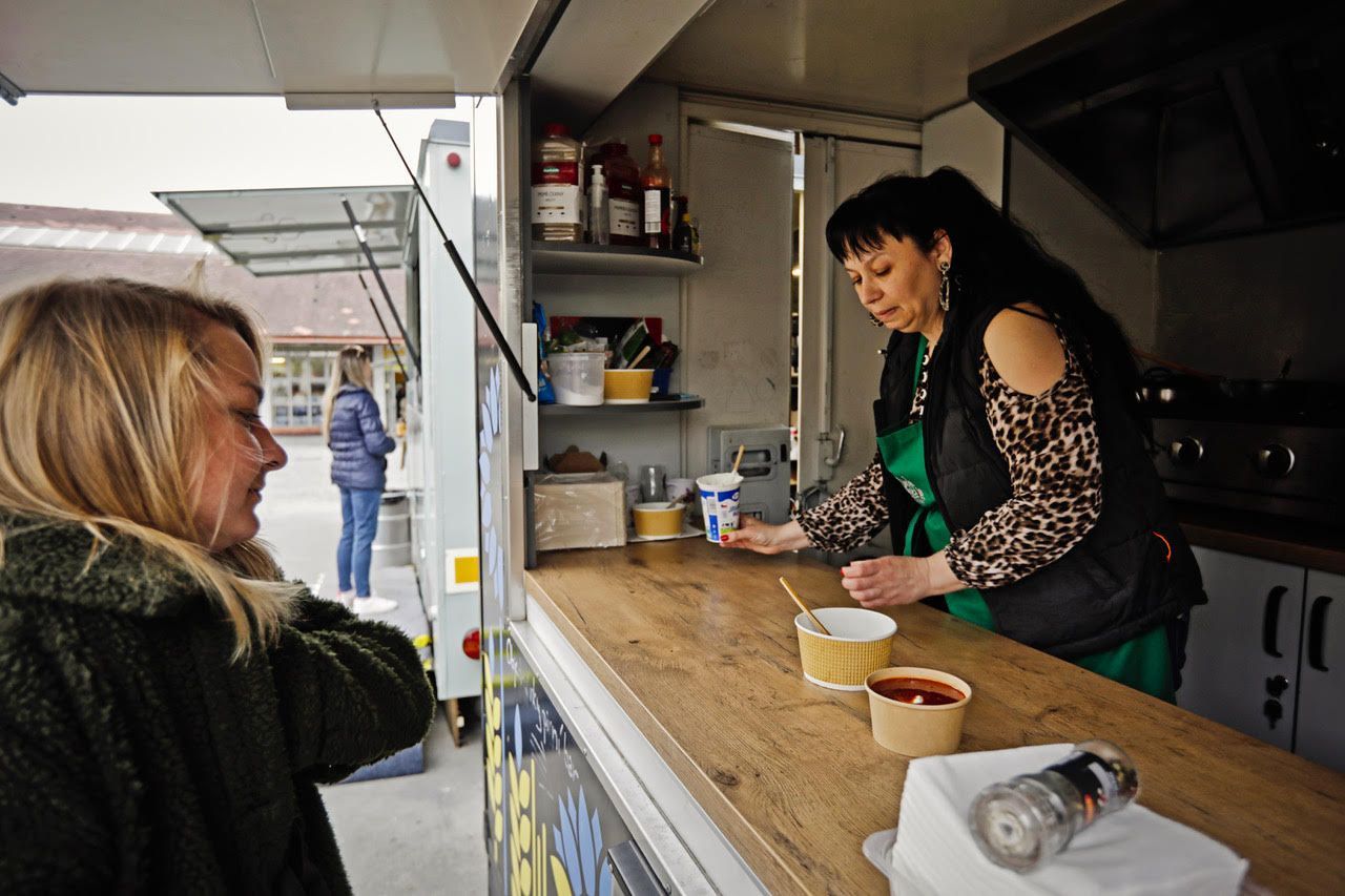 Ukrajinský foodtruck, Pražská tržnice