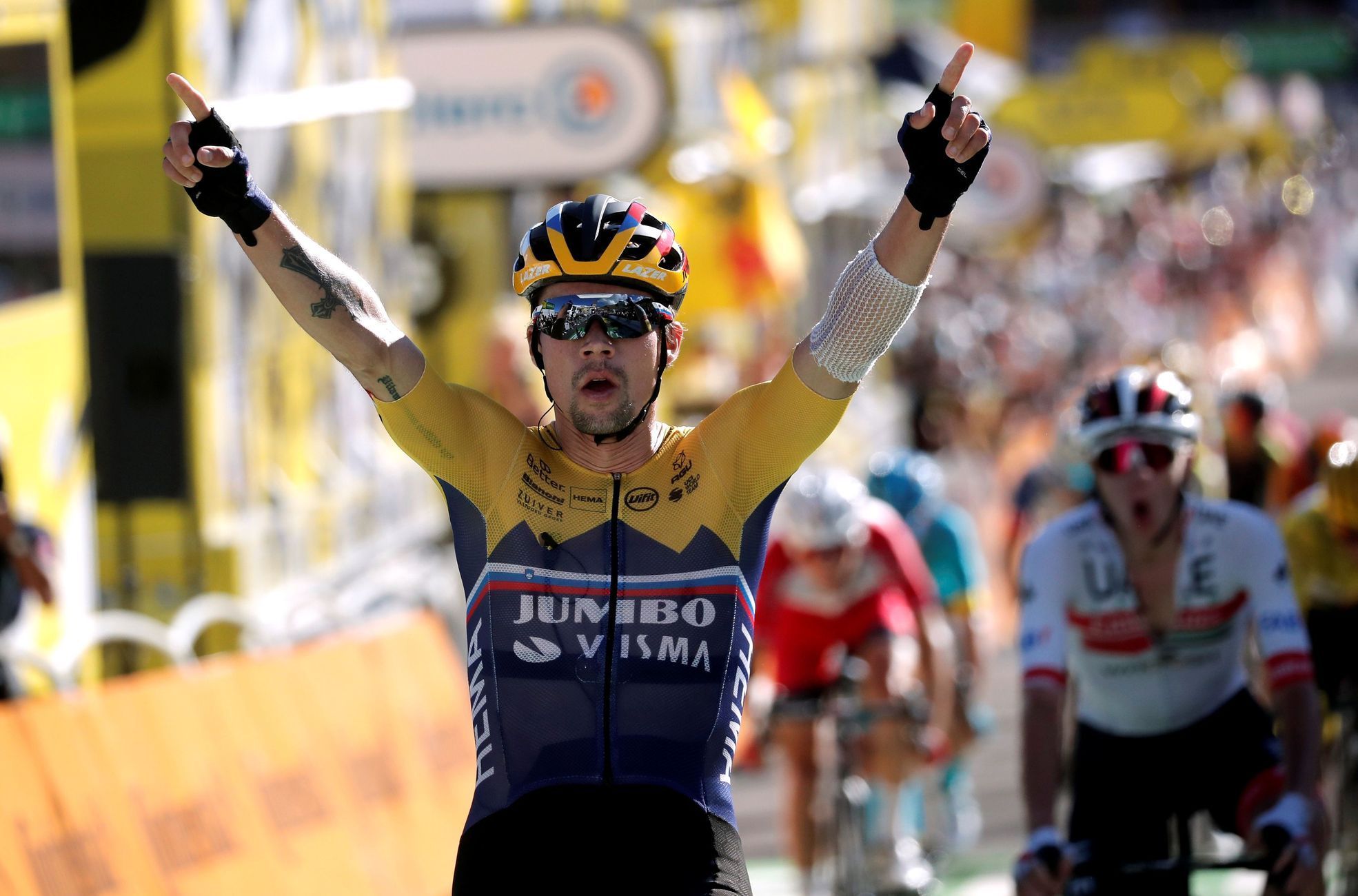 Tour de France 2020, Primož Roglič slaví vítězství