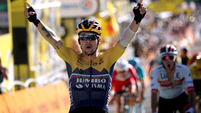 Tour de France 2020, Primož Roglič slaví vítězství