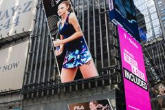 Jay-Z a hned vedle Plíšková. Česká tenistka má billboard na ikonickém Times Square